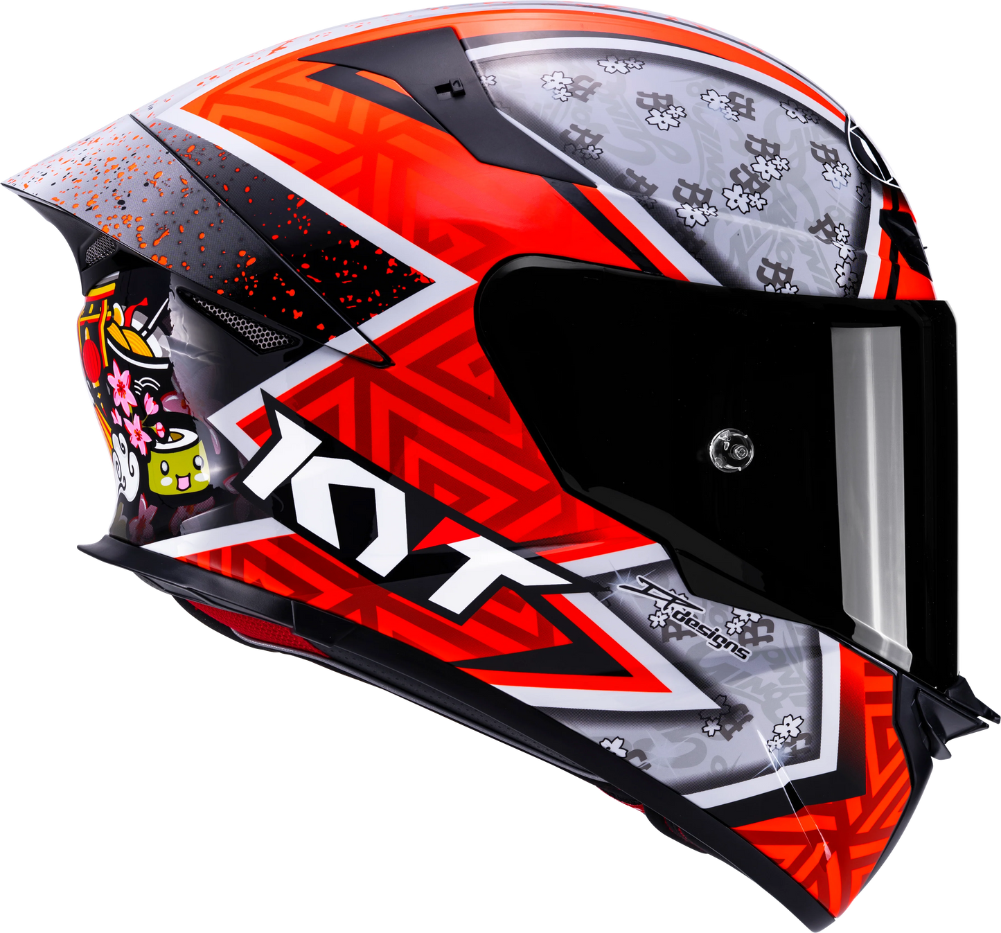 KYT TT Revo Gino Rea Replica Gloss Helmet