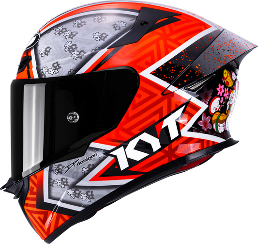 KYT TT Revo Gino Rea Replica Gloss Helmet