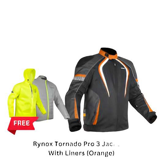 Rynox Tornado Pro 2 Jacket (Orange)