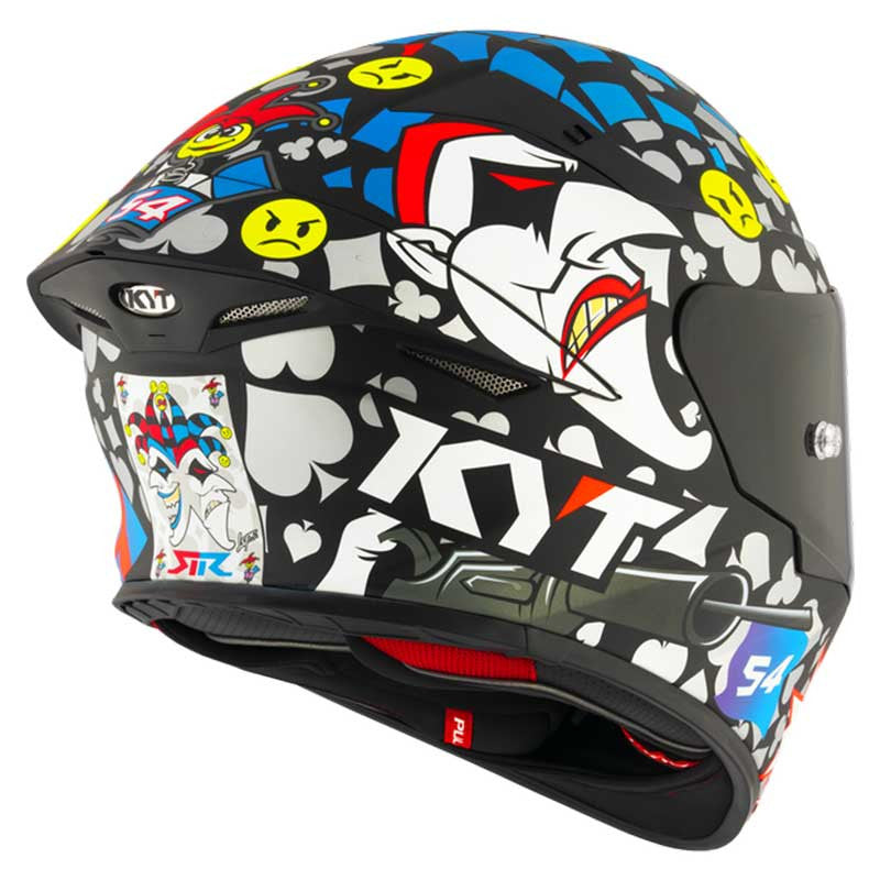 KYT TT Revo Riccardo Rossi 2022 Replica Matt Helmet - AH Helmets