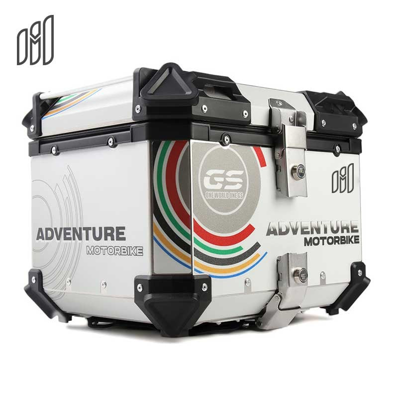 MH Aluminum Top Box (Adventure GS) 45L with backrest - AH Helmets