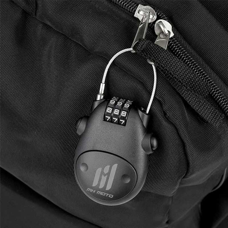 MH Moto Easy lock (Anti-theft Password Wheel Helmet Coded Lock ) - AH Helmets