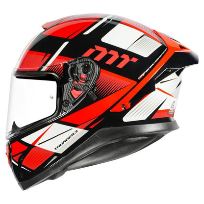 MT Thunder3 Pro Synthex Gloss Fluorescent Red Helmet