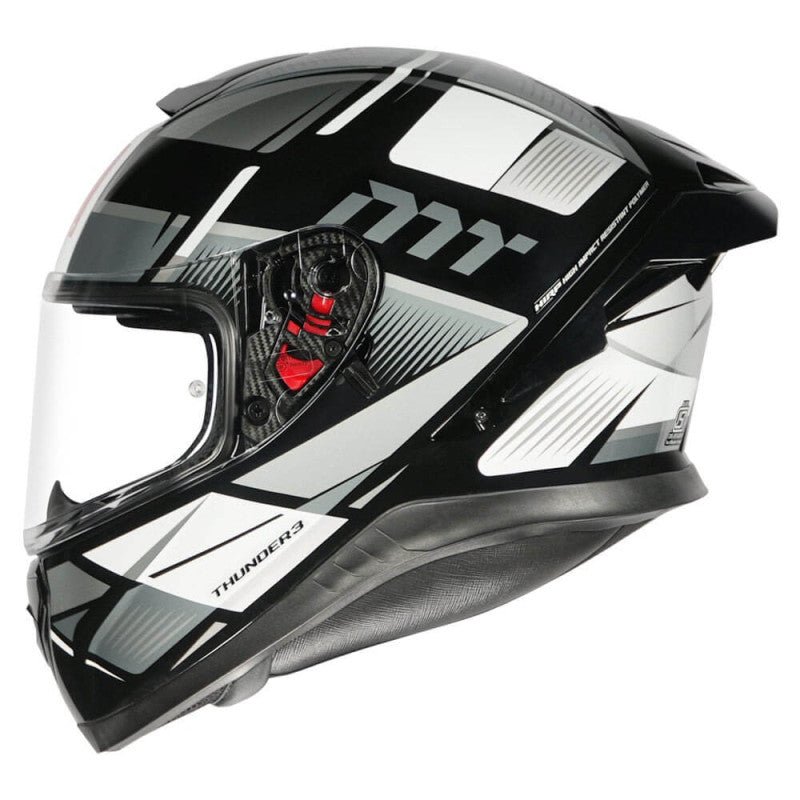 MT Thunder3 Pro Synthex Gloss Grey Helmet