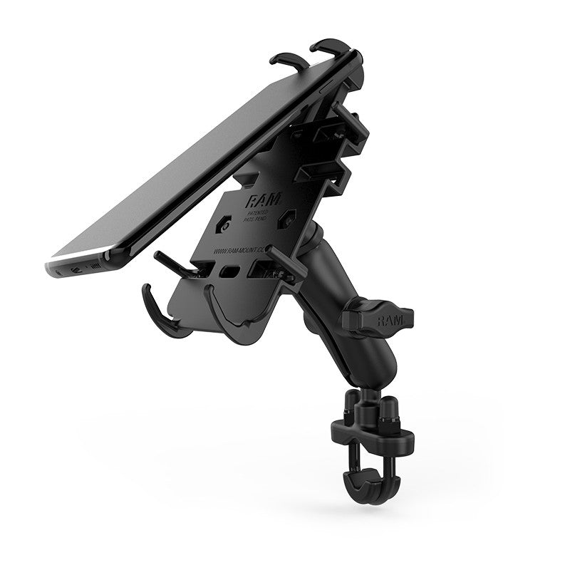 RAM® Quick-Grip™ Phone Mount with Handlebar U-Bolt Base - AH Helmets