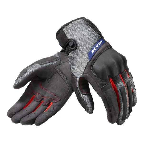 Revit Volcano Black Red Gloves - AH Helmets