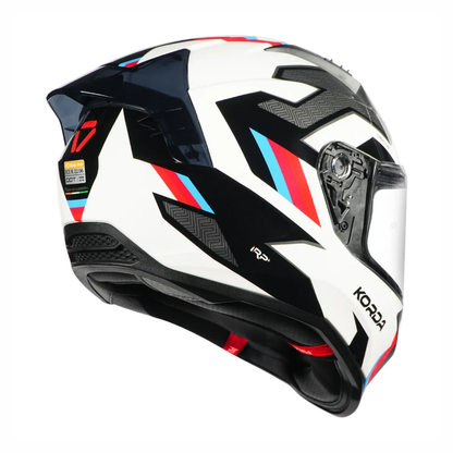 KORDA EVO ORCUS HELMETS- GLOSS BLUE RED