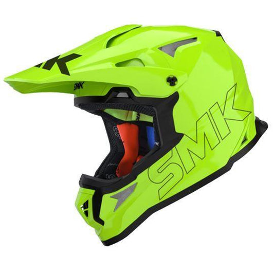SMK Allterra Off Road Helmets -Hi Viz Yellow (GL100)