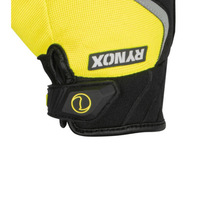 Rynox Helium GT Black Yellow Gloves - AH Helmets