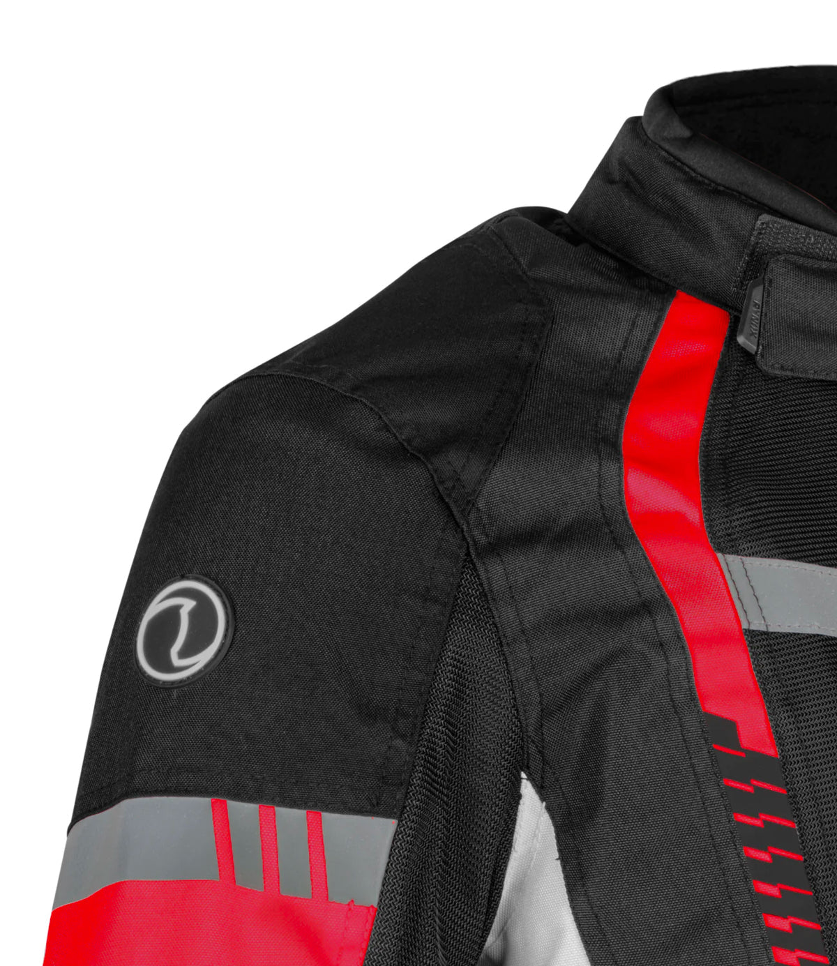 Rynox Tornado Pro 4 Jacket - Ce Certified Class A - BLACK RED