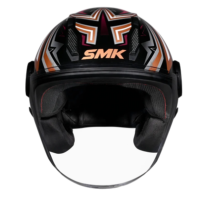 SMK LAMINAR  HALF HELMETS (STARZ GRAPHIC)