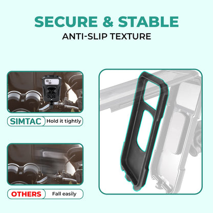 Simtac Splash Gurard X Mobile Holder with Vibration Damper MHWP-PRO - AH Helmets