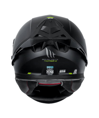 MT Thunder3 Pro Solid MATT Black Helmet - AH Helmets