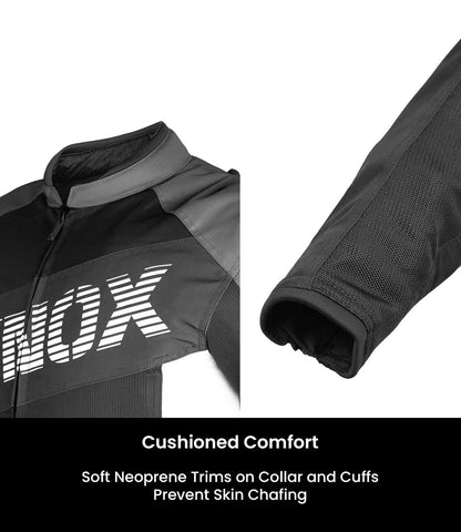 Rynox Delta Gt Jacket (Sports fit)-BLACK WHITE