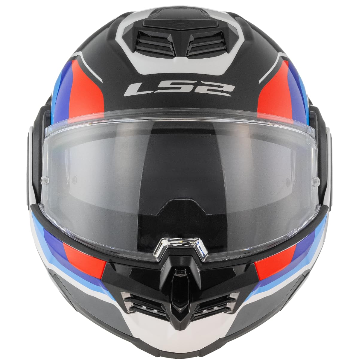 LS2 FF906 ADVANT SPORTS GLOSS BLACK BLUE RED HELMET- 06