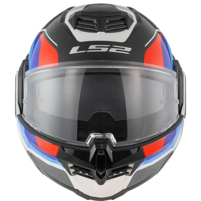 LS2 FF906 ADVANT SPORTS GLOSS BLACK BLUE RED HELMET- 06