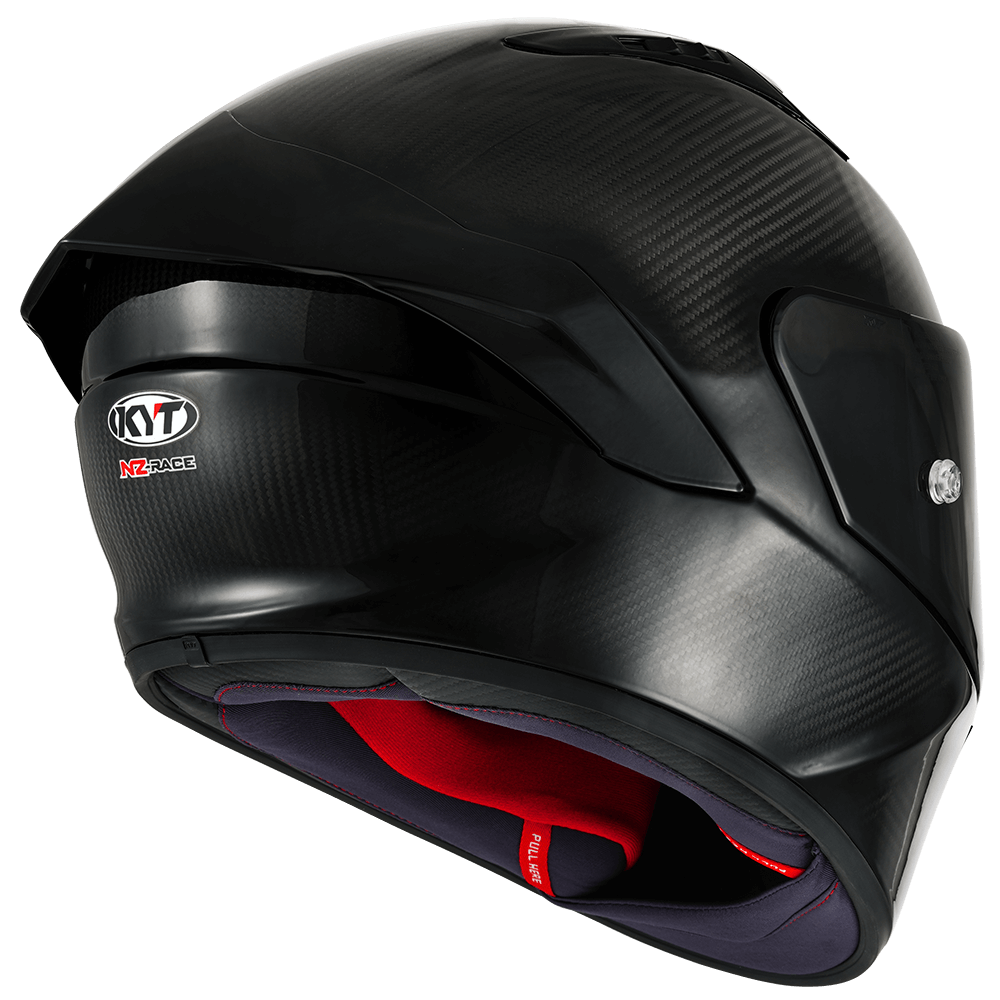 KYT NZ RACE SOLID GLOSS CARBON HELMET - 06