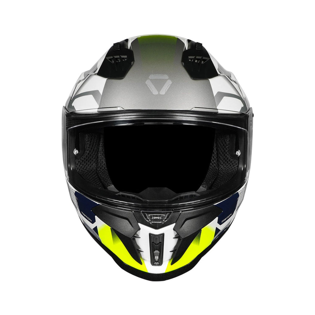 KORDA EVO TRITON HELMETS- GLOSS WHITE BLUE FL GREEN