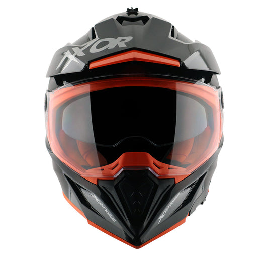 Axor X-Cross Dual Visor SC Gloss Black Red Helmet