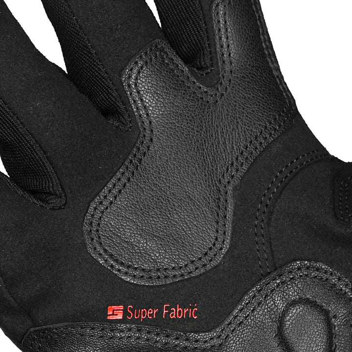 KORDA HYBRID RIDING GLOVES BLACK