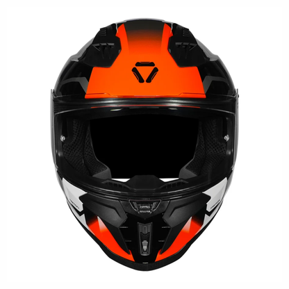 KORDA EVO TRITON HELMETS- GLOSS BLACK WHITE ORANGE