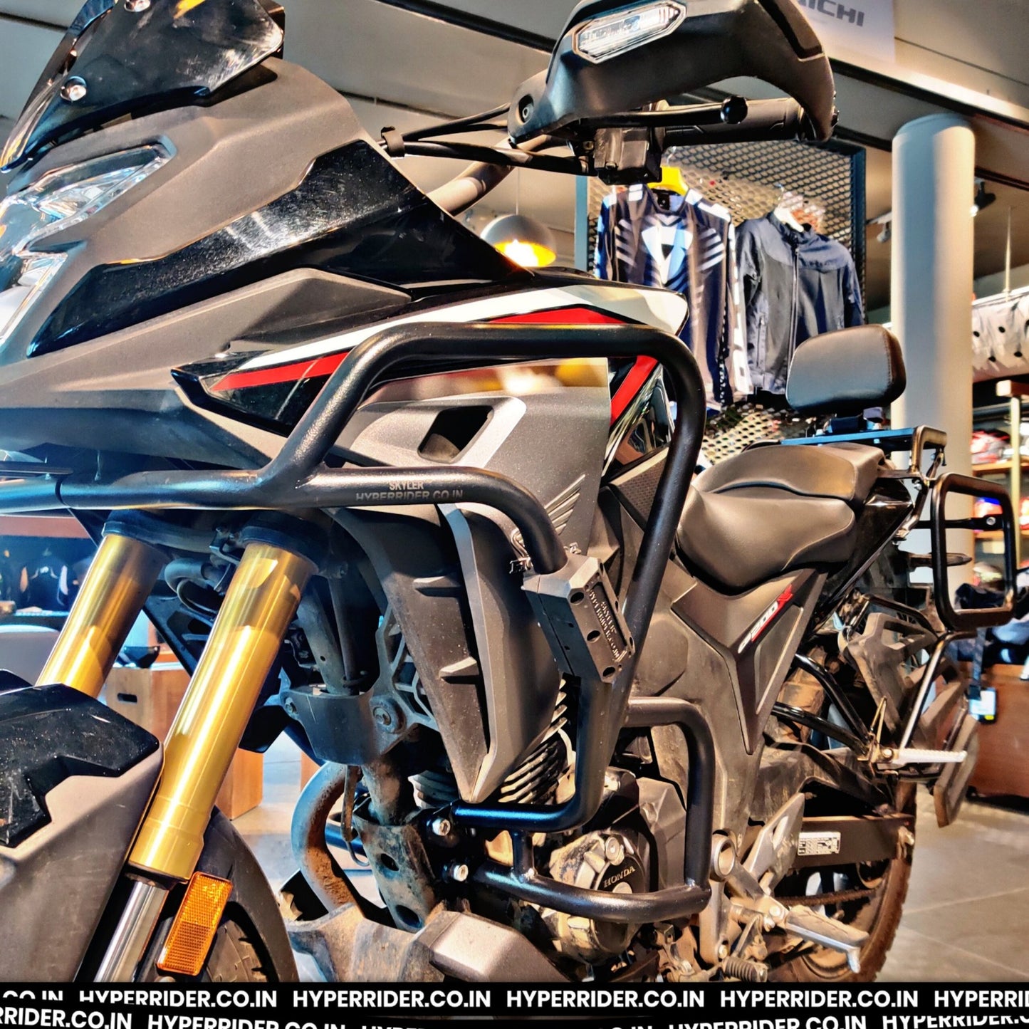 Hyperrider Honda CB 200X / NX 200 Crash Guard with Slider
