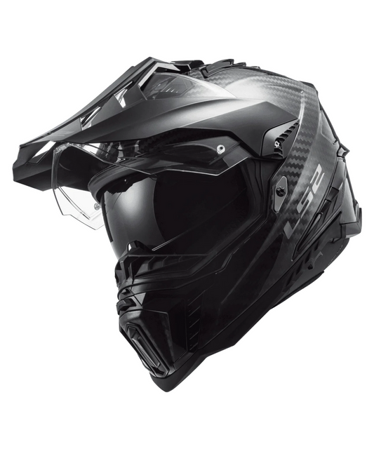 LS2 MX701 C Explorer Solid Gloss Carbon-06 - AH Helmets