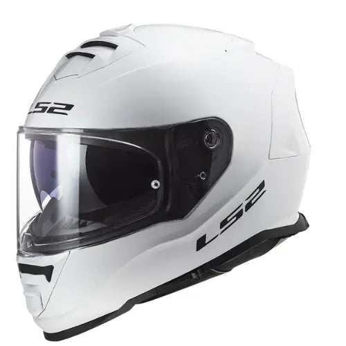 LS2 FF800 STROM II SOLID GLOSS WHITE HELMET-06(D-RING)