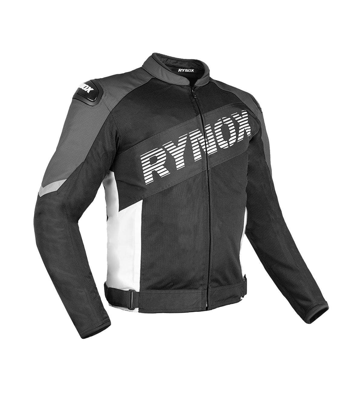 Rynox Delta Gt Jacket (Sports fit)-BLACK WHITE