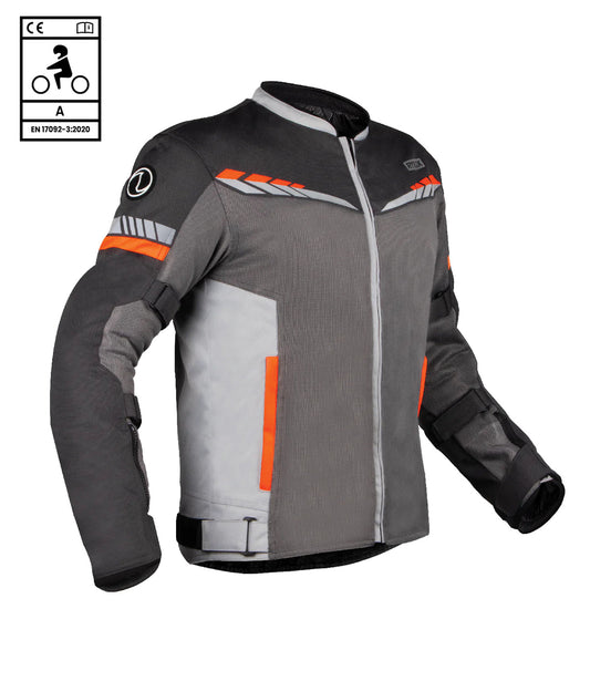 RYNOX Air GT4 CE A CLASS  Jacket - GREY ORANGE
