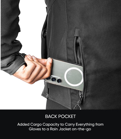 Rynox  OUTLANDER PRO CE AA CLASS Jacket-BLACK