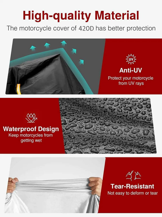 MH H2O PRO WATERPROOF BIKE COVER - 420 D