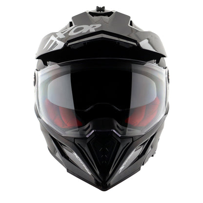 Axor X-Cross Dual Visor SC Plain Gloss Black Helmet