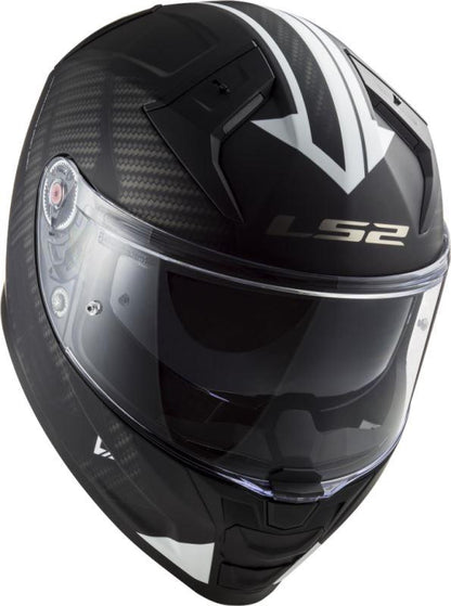 LS2 FF811 Vector II  Splitter Matt Black White -06 Helmets