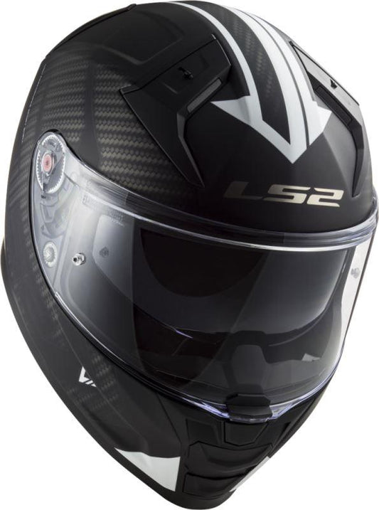LS2 FF811 Vector II  Splitter Matt Black White -06 Helmets