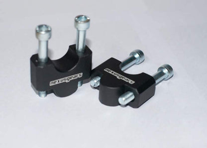 ROYAL ENFIELD METEOR 350  HANDLE RISERS - BLACK