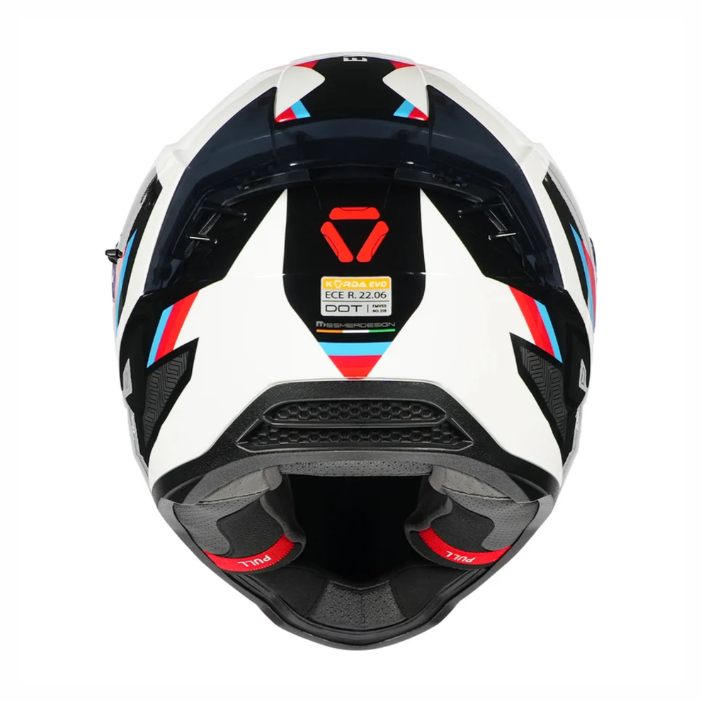 KORDA EVO ORCUS HELMETS- GLOSS BLUE RED