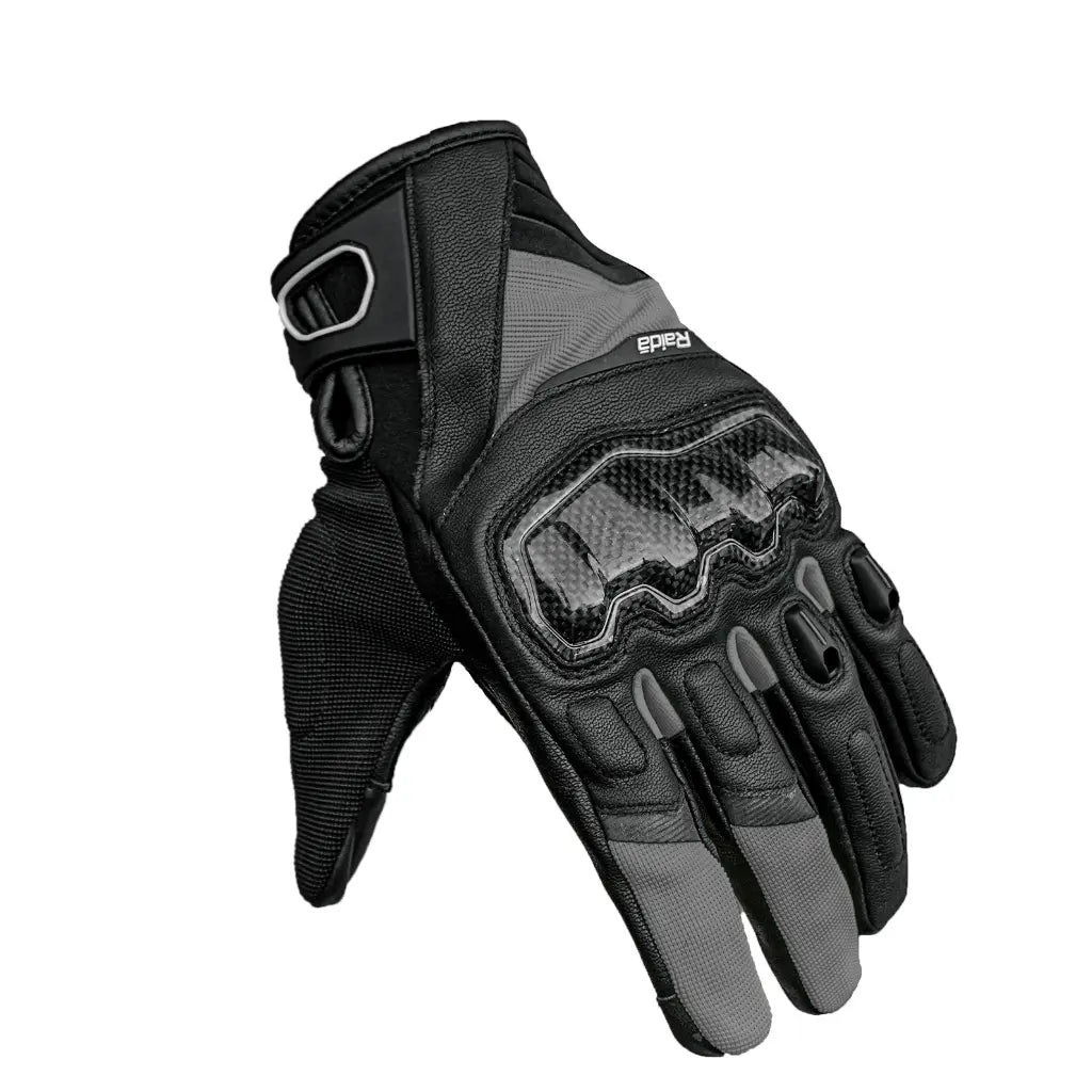 Raida Carbonite Gloves | Black GREY