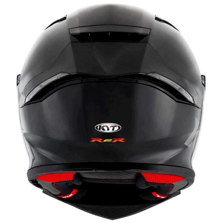 KYT R2R Pro Plain Gloss Black - 06 Helmet