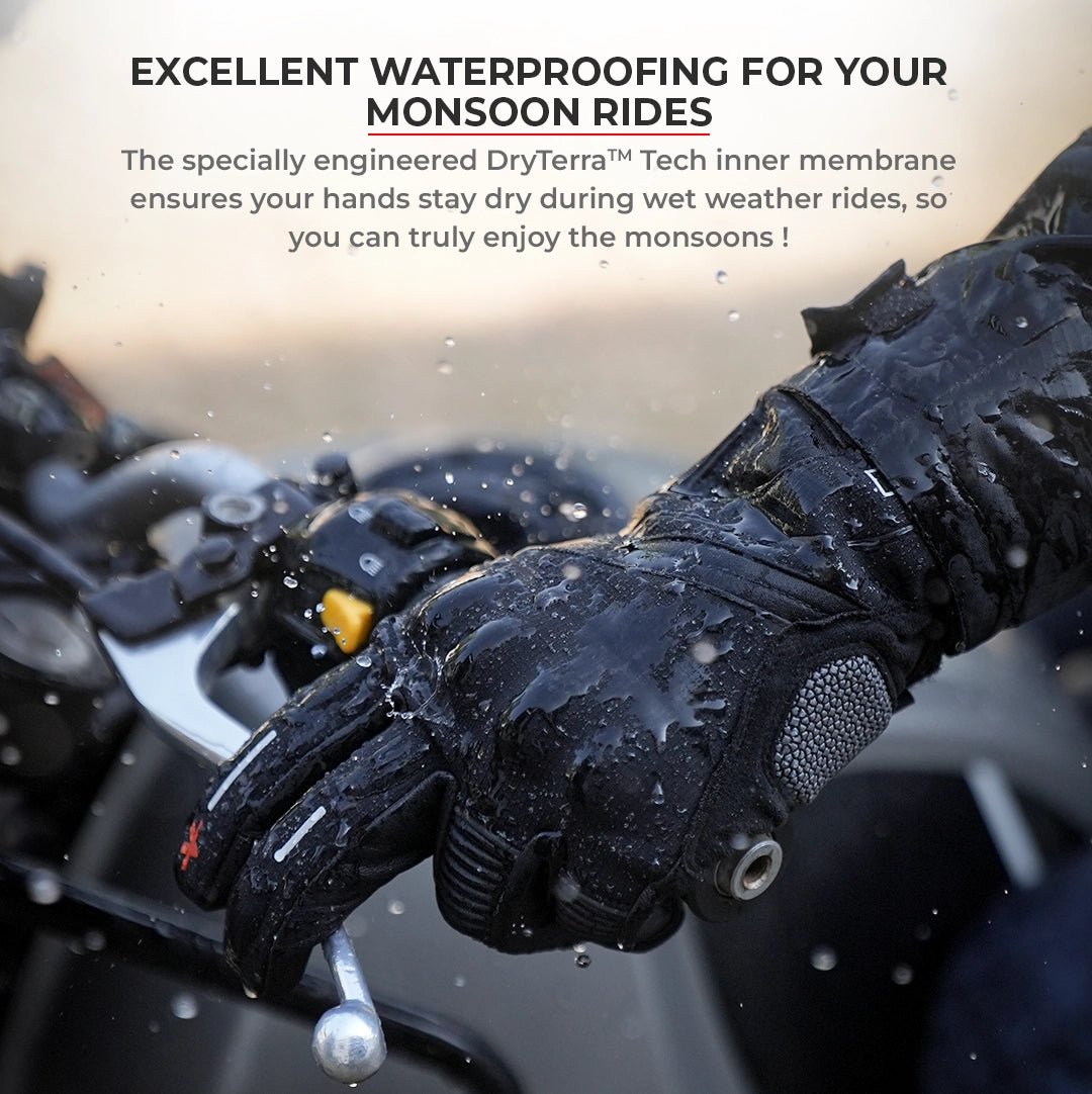 ViaTerra Tundra v3 –  Waterproof Black Gloves