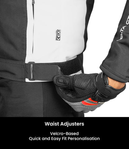 Rynox Delta Gt Jacket (Sports fit)-BLACK RED