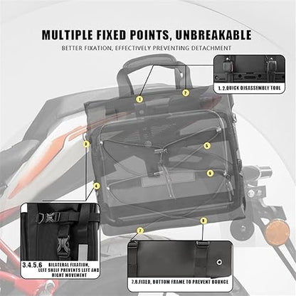 MH Moto Easy Mount Waterproof saddlebag Single Sided  (20LTR)