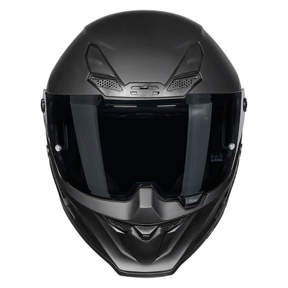 KORDA ICON  SOLID MATT BLACK HELMET (Dual visor)
