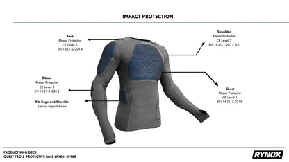 Rynox Quest Pro 2 Protective Base Layer - Upper