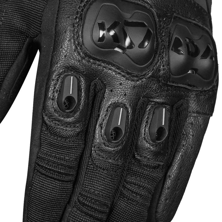 KORDA HYBRID RIDING GLOVES BLACK