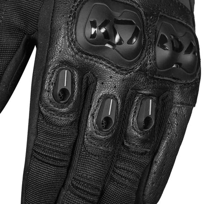KORDA HYBRID RIDING GLOVES BLACK