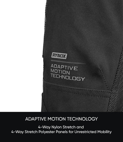Rynox  OUTLANDER PRO CE AA CLASS PANT-BLACK