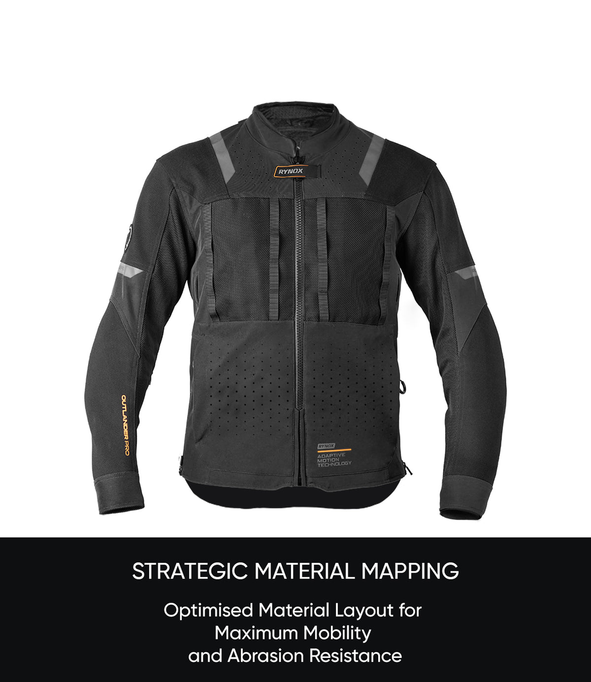 Rynox  OUTLANDER PRO CE AA CLASS Jacket-BLACK