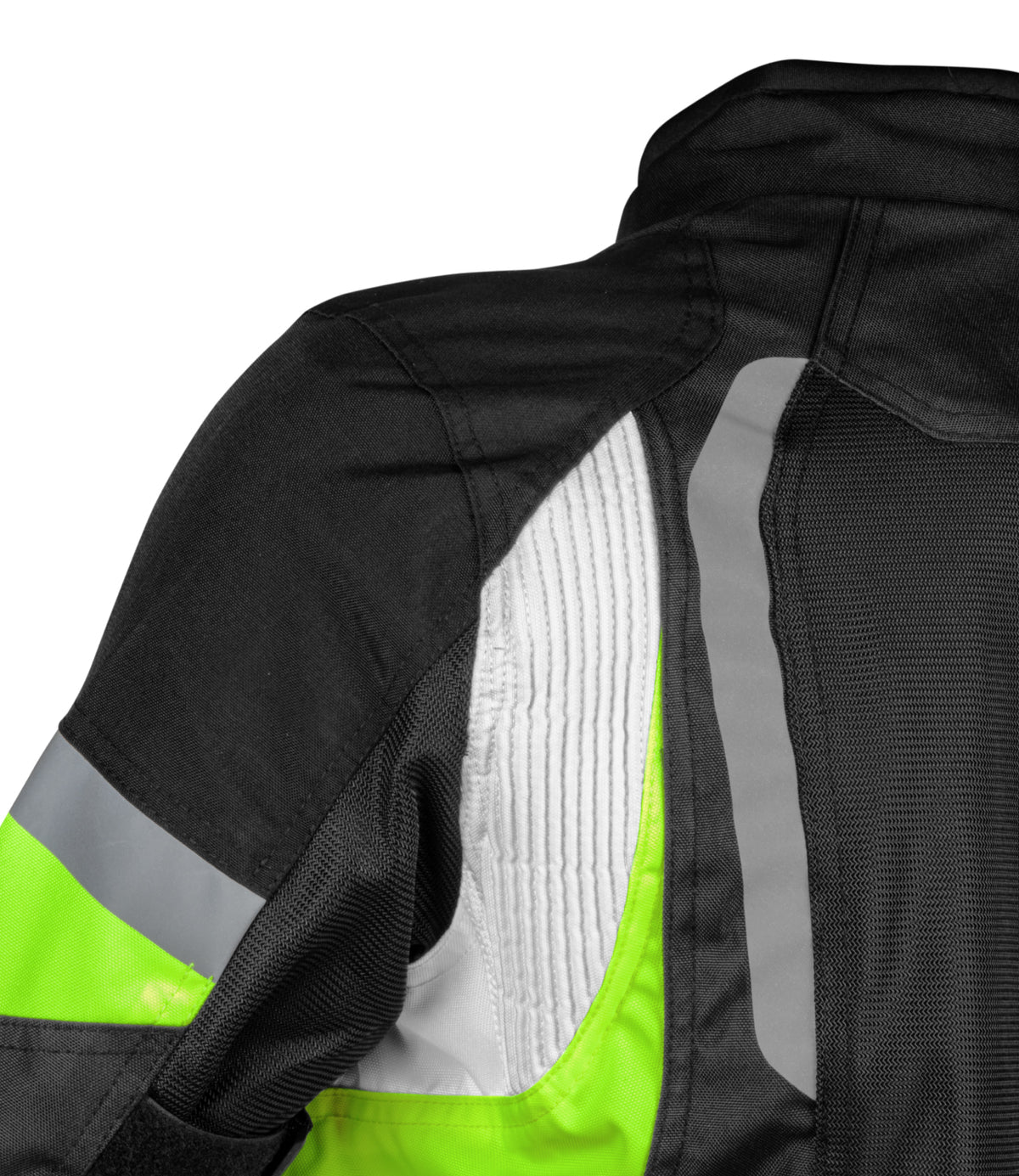 Rynox Tornado Pro 4 Jacket - Ce Certified Class A - BLACK Hi-Viz