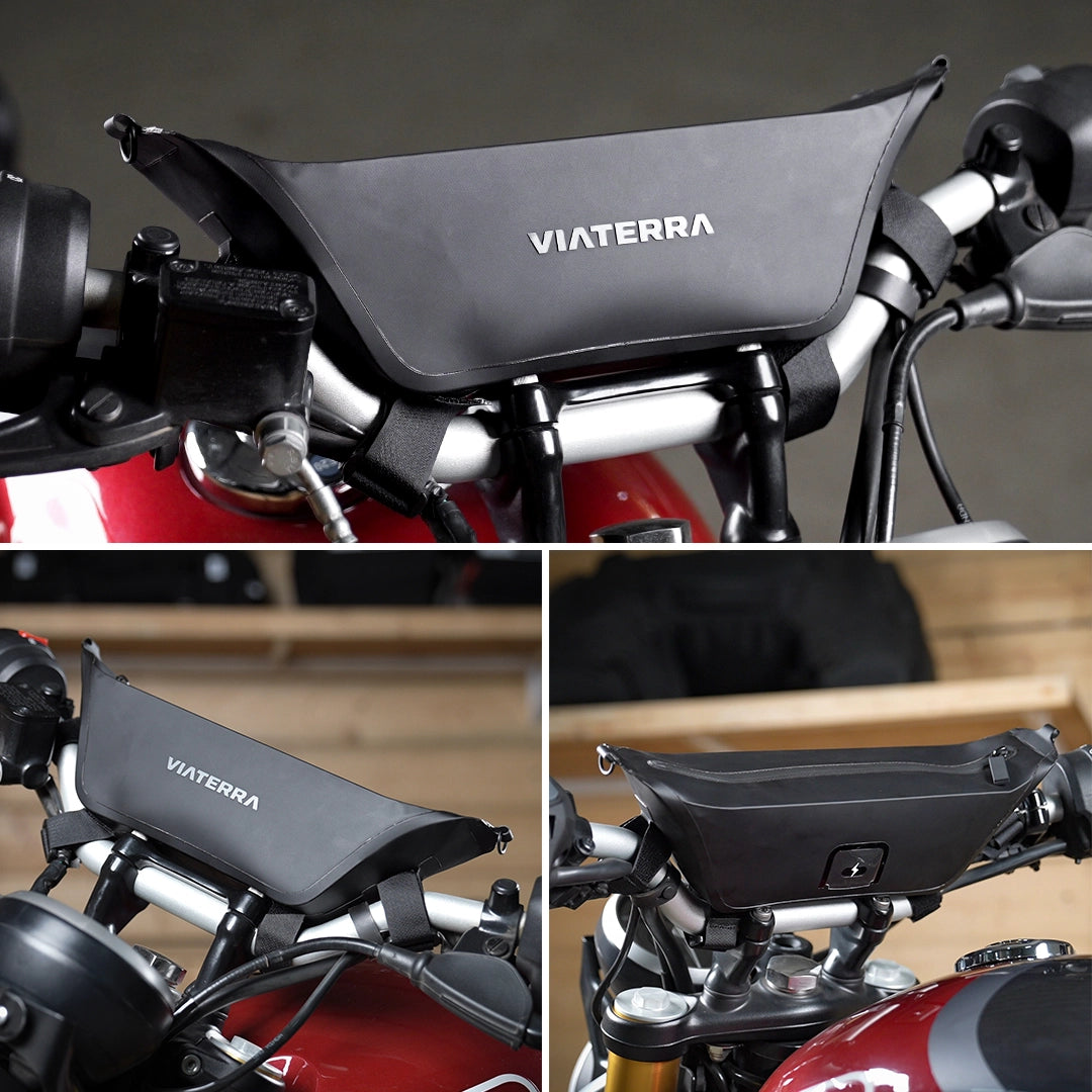 Viaterra  100% Waterproof Handle Bar Bag